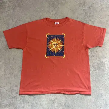 90s 태양 티셔츠 싱글 스티치 빈티지 hanes