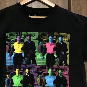 BOYZ N THE HOOD 4 패널 티셔츠 L 블랙 멕시코제