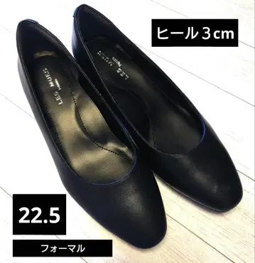 2시간만 착용, 포멀 펌프스 22.5cm 힐 3cm
