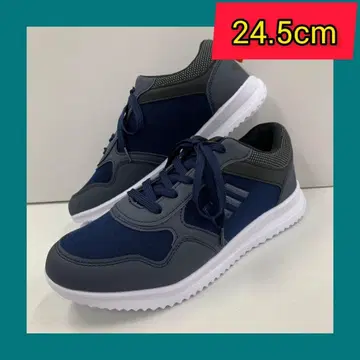 24.5cm/ 새상품 / 남성용 스니커즈 / 경량/캐주얼/네이비