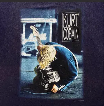 .USA 90s 00s NIRVANA 티셔츠 밴딩 티 반팔 정품