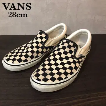 VANS 슬립온 28cm 반스 체크 무늬 슬립온