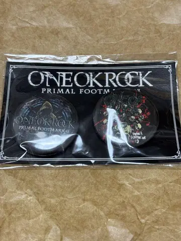 ONE OK ROCK PRIMAL FOOTMARKS 혜택 캔뱃지