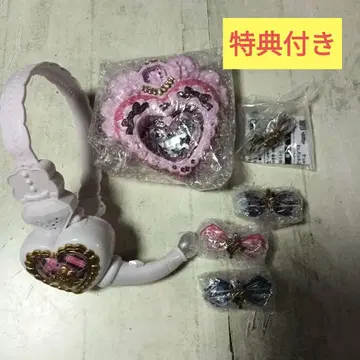 새상품급 아이돌 프리큐어 아이돌 하트 브로치 아이돌 하트 인컴 세트