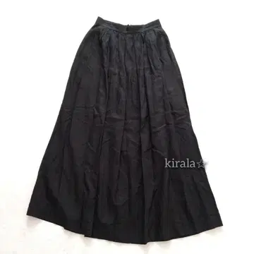 뮤즈 두즈엠 클라세 린넨 롱 맥시 길이 스커트