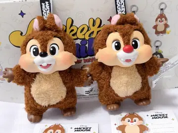 당일 발송] 팝 마트 칩 데일 봉제 인형 키체인 디즈니 패밀리