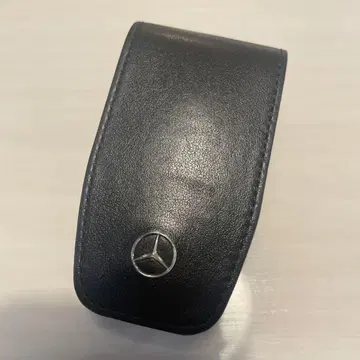 Mercedes-Benz 블랙 가죽 키 케이스 정품 메르세데스 벤츠