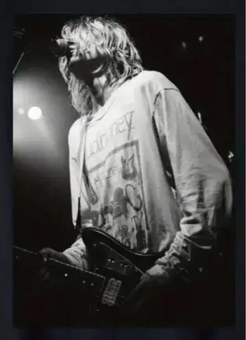 닐바나 카드 코번 티셔츠 NIRVANA 그런지 얼터너티브