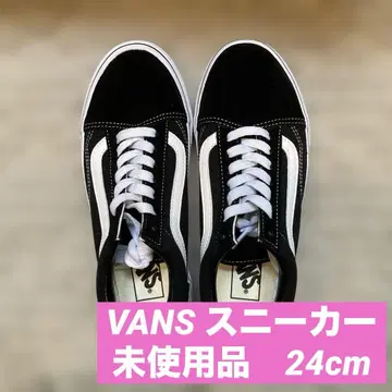 VANS 로우 컷 스니커즈 86027 블랙 미사용 박스 없음