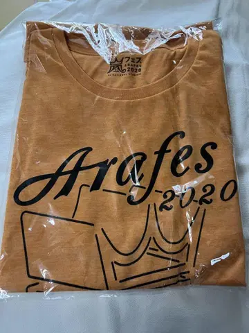 Arafes 2020 오렌지 티셔츠 아라시