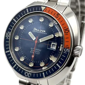 BULOVA 데빌 다이버 오토매틱 데이트 남성용 손목시계 박스 포함