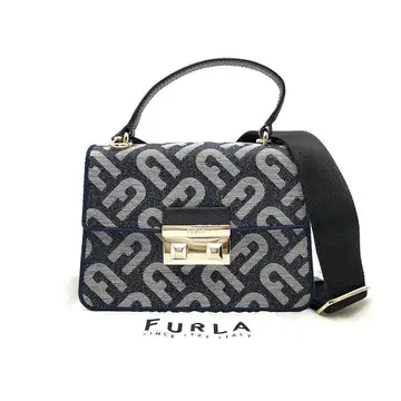 새상품급 훌라 FURLA 숄더백 벨라 데님 03-23092908