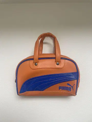 푸마 레트로 미니 그립 백 오렌지 블루
