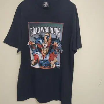 00's WWE 로드 워리어스 티셔츠 L 사이즈