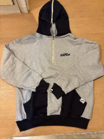 SAPEur 지퍼 후드티 L 사이즈