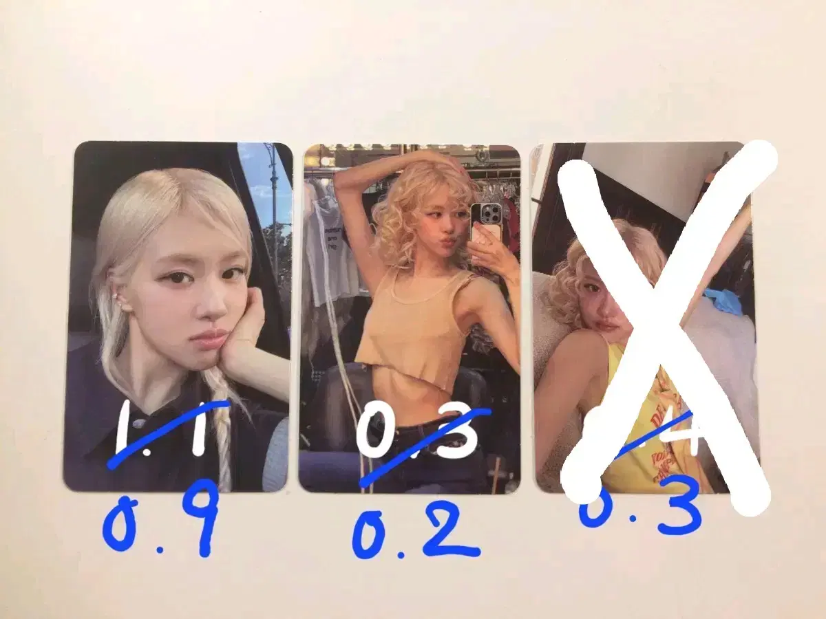 Blackpink rose rosie KR Exclusive photocard poca wts