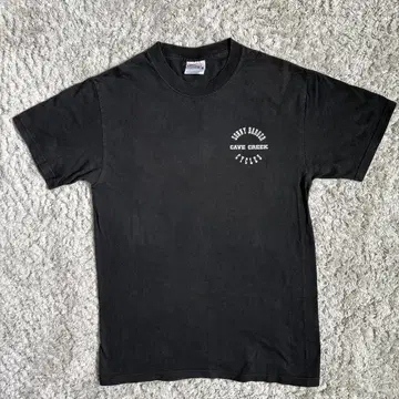 90s Hanes 블랙 티셔츠 SONNY BAGER S