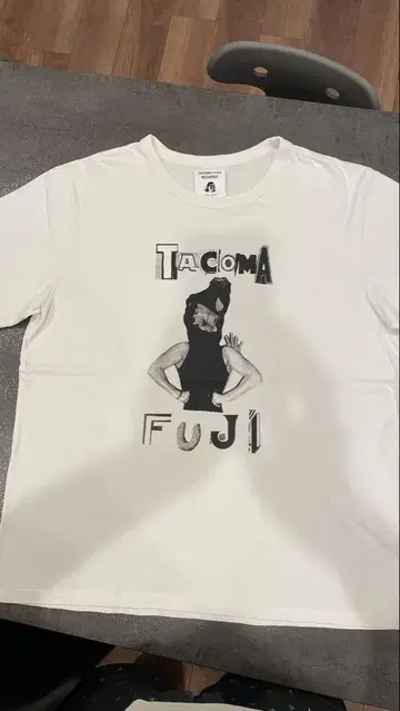 타코마 후지 프린트 티셔츠