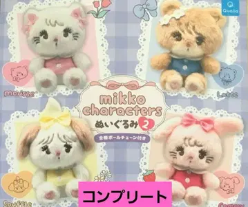 mikko characters 미코 캐릭터 봉제 인형 2종 컴플리트