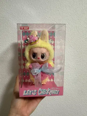 POP MART LABUBU LET'S CHECKMATE 봉제 인형