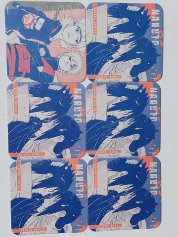NARUTO 아트 코스터 우치하 이타치 우치하 사스케 가아라