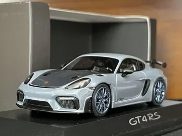 1/43 미니 챔프스 포르쉐 718 카이맨 GT4 RS 그레이