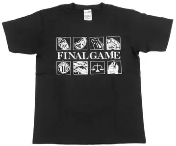 '카이지 FINAL GAME' 그래픽 티셔츠 블랙 M 사이즈
