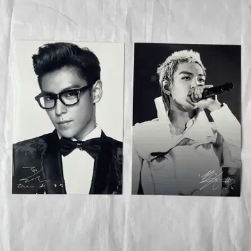 BIGBANG T.O.P 타프 사진 2장