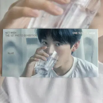 NCT WISH 유우시 티켓풍 카드 ONE SUMMER WISH