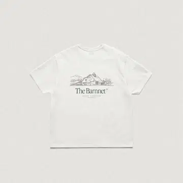 the barnnet 바넷 한국 티셔츠 화이트 프리 사이즈 흰색