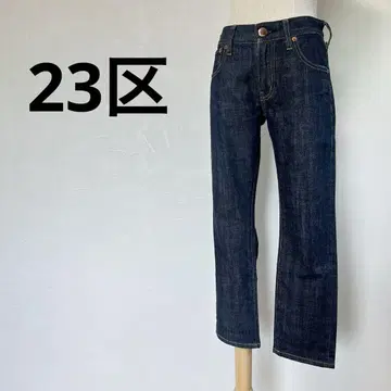 새상품급 23구 로우라이즈 크롭 데님 팬츠 청바지