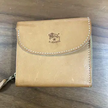 IL BISONTE 3단 폴더형 지갑 라이트 브라운