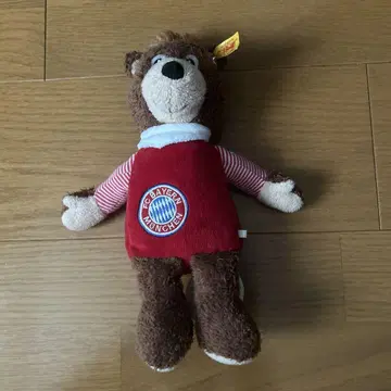 슈타이프 제 FC 바이에른 뮌헨 봉제 인형 곰 오르골