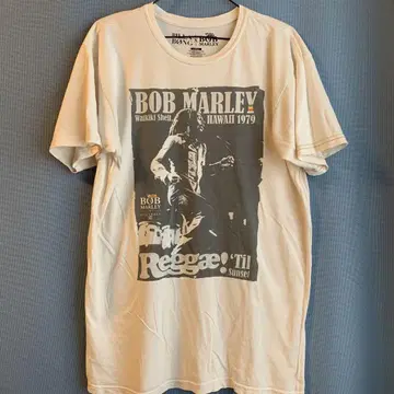 BOB MARLEY 1979 하와이 라이브 픽처 티셔츠 L 사이즈