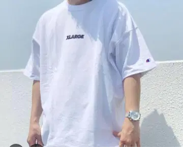 XLARGE 챔피온 콜라보 티셔츠