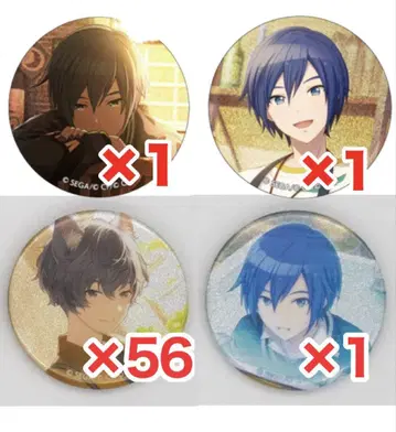 프로세카 38C 캔뱃지 KAITO 56개 37C 1개 + 덤 2개
