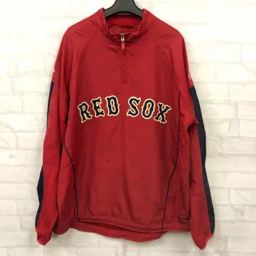 즉결 Majestic REDSOX 레드삭스 하프 지퍼 블루종