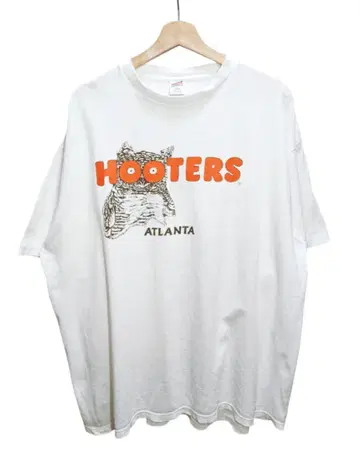 90s SOFFE SHIRTS HOOTERS 후터스 양면 프린트 T셔츠