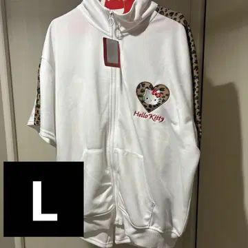 인기 키티 돈키 하트 자수 저리 표범 무늬 화이트 L