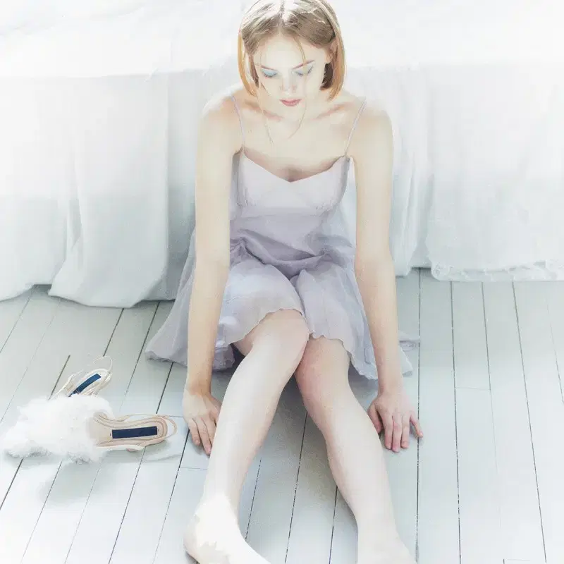 Pain or Pleasure Dew Cowl Satin Dress Cream S on Bunjang