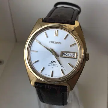 세이코 Lord Matic 자동 감기 손목시계, 움직이지 않음