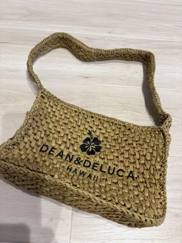 DEAN & DELUCA 하와이 한정판 라피아 숄더백