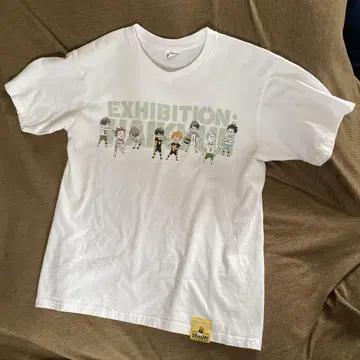 L 사이즈 하이큐 전시회 티셔츠 하이큐 센다이