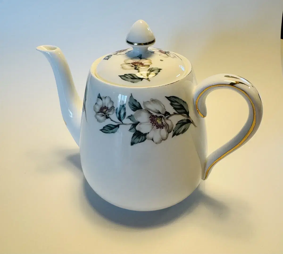 British Antique Royal Staffordshire Very Rare Small Coffee Pot (Perfect)