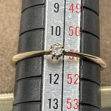 agete K10 0.03ct 다이아몬드 반지 11호