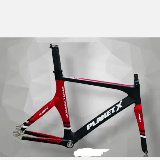 No price baiting) Planet X Black/Red Carbon Track Bike Fixie XL