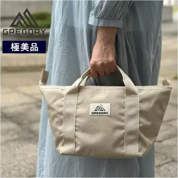 미사용에 가까운 GREGORY 그레고리 보트 토트 S 베이지 138631