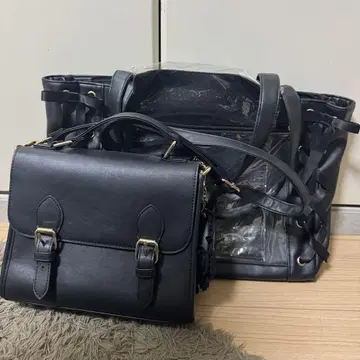 WEGO 이타백 S A4 사첼 이타 숄더 블랙 2개 세트