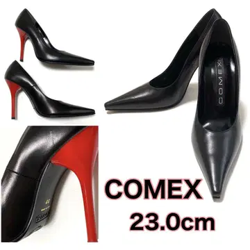 COMEX 스틸레토 천연 가죽 하이힐 23cm