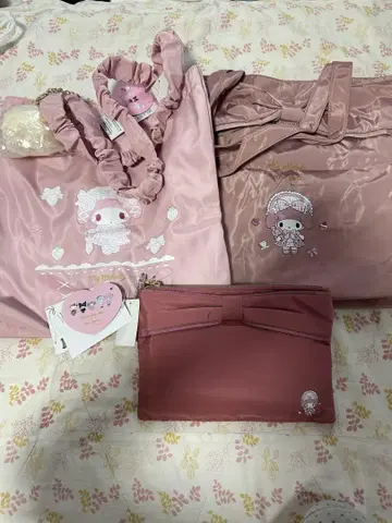 시마무라 아오키 미사코 산리오 콜라보 토트백 3개 세트 마이멜로디